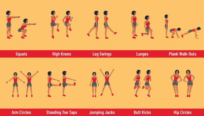 Dynamic WarmUp Stretching