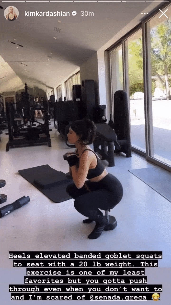 Kim Kardashian Diet And Workout Look