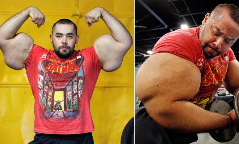 Biggest biceps in the world: Moustafa Ismail