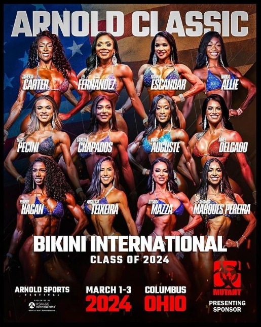 Arnold Classic 2024 Bikini International Roster