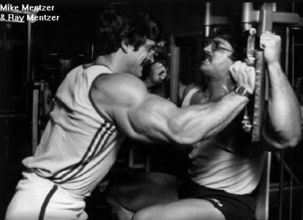 Mike Mentzer workout with brother