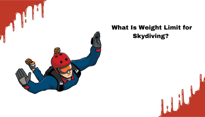 skydiving weight limit information