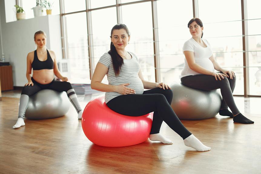 using exercise ball during pregnancy