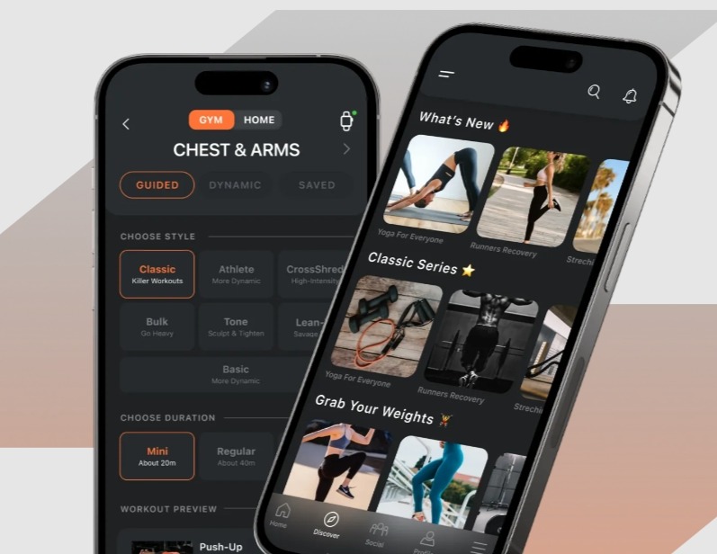 Best fitness apps: Shred